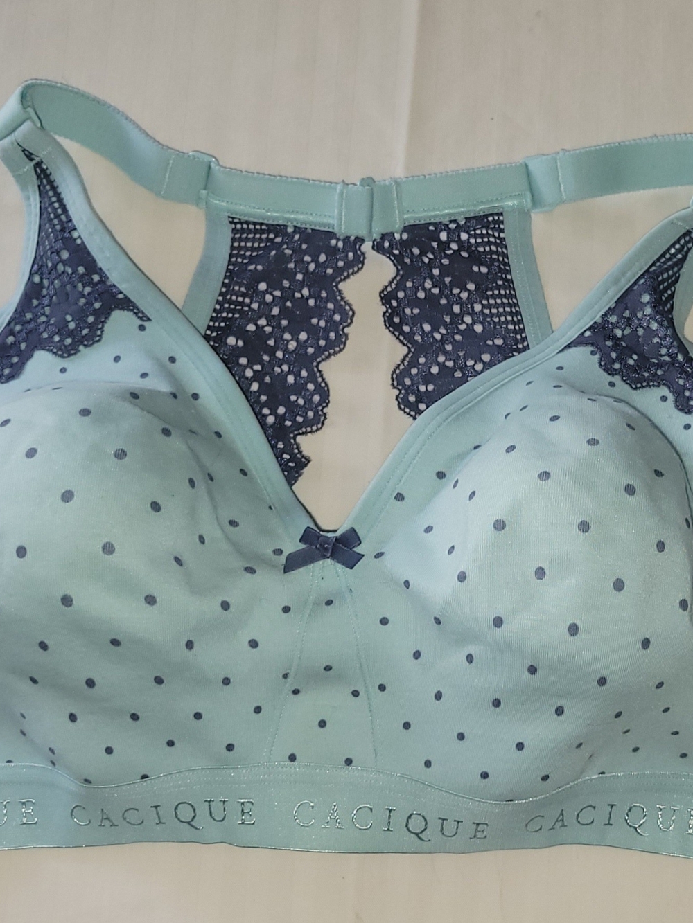 Lane Bryant Cacique Cotton Unlined No-Wire Bralette